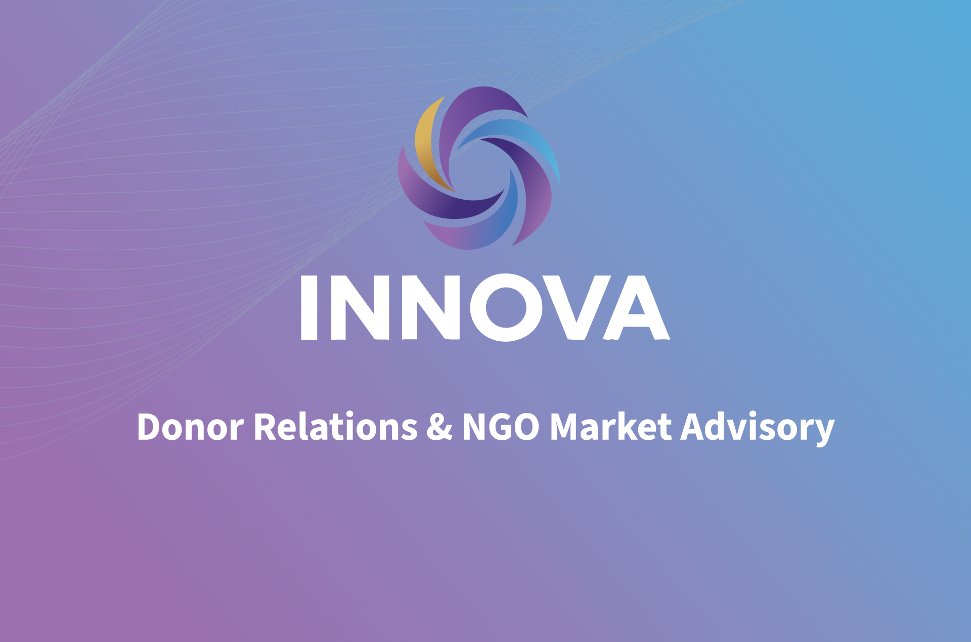 Donor Relations & NGO Market Advisory